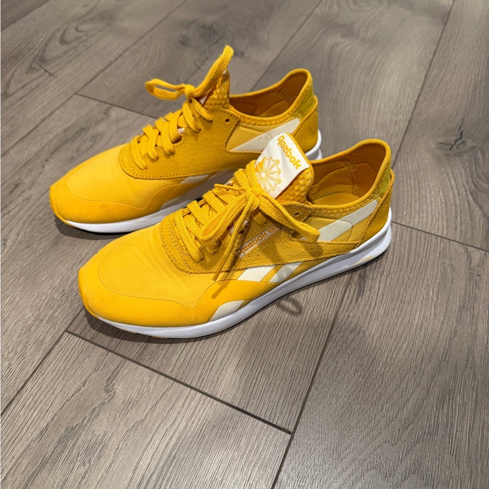Women's Yellow Reebok Sneakers
